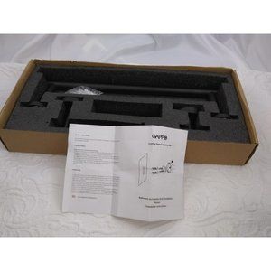 3 pc Bathroom Hardware stainless Steel Matt black by Frud AS IS